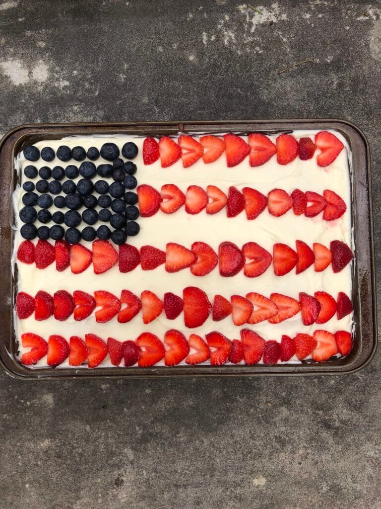 May 2026 Things - Flag cake