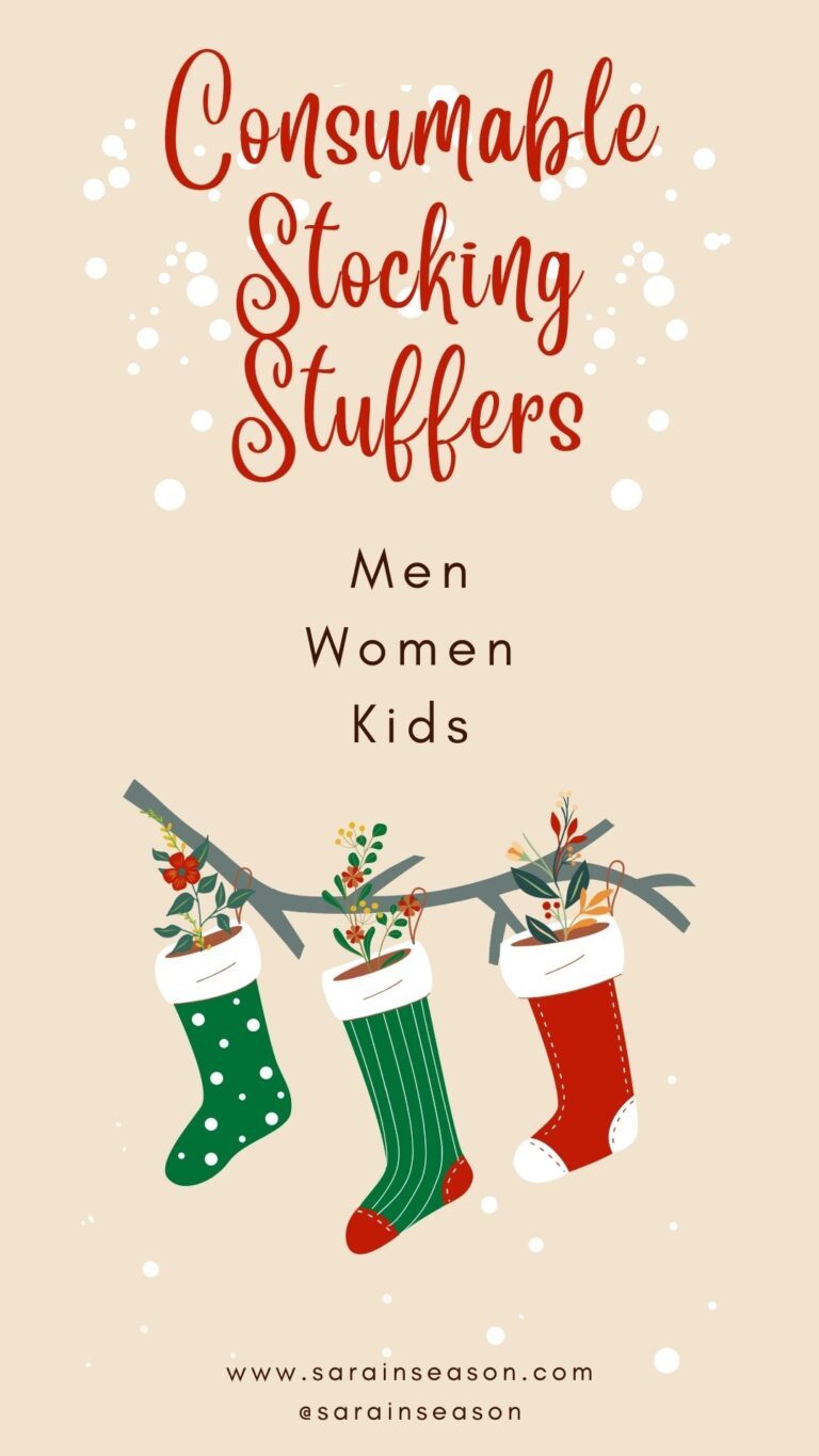 Consumable Stocking Stuffers Sara In Season