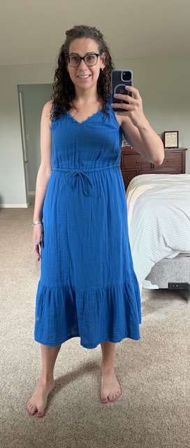 Gauze clothing dress
