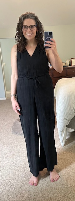 Gauze clothing jumpsuit