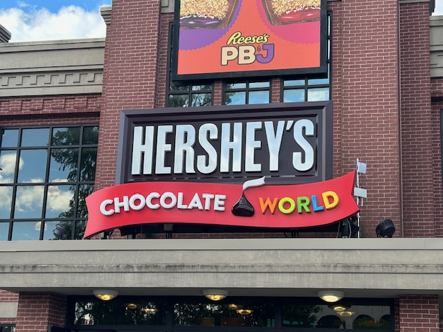 Family weekend in Hershey Chocolate World