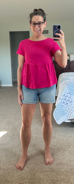 Peplum no-tucker summer tops