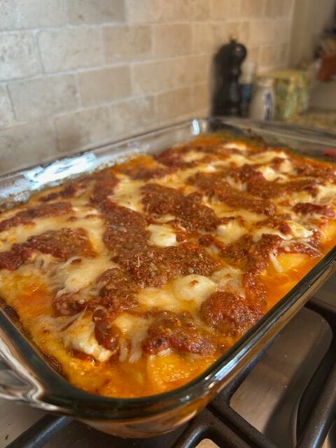 Easy vacation meals ravioli casserole
