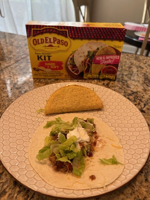 Easy vacation meals taco kit