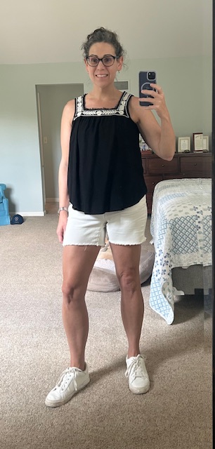 Concert outfit idea - shorts