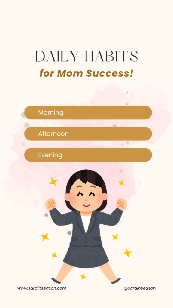 Daily Habits for Mom list