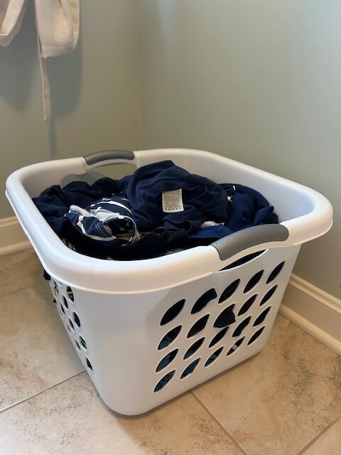 Daily Habits for mom - gather laundry