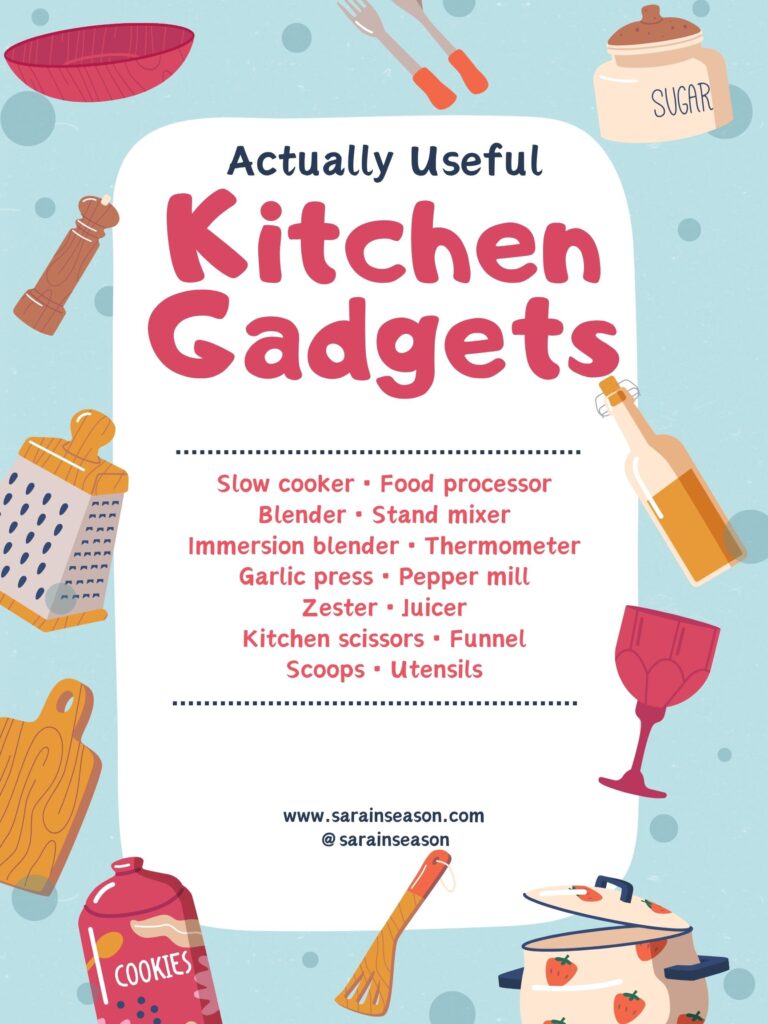 List of useful kitchen gadgets