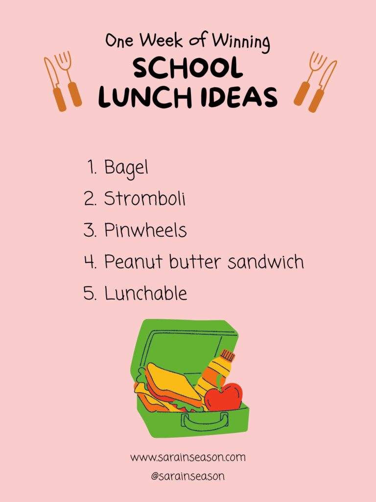 winning school lunch ideas