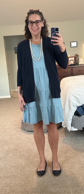 Fall mom outfit church