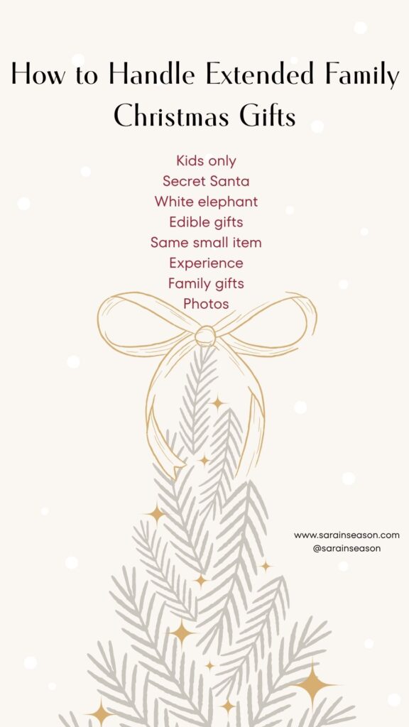extended family christmas gifts list