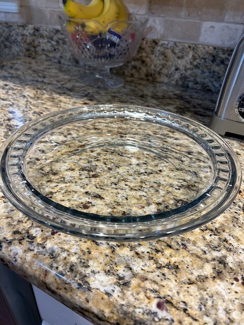 November Things - pie plate