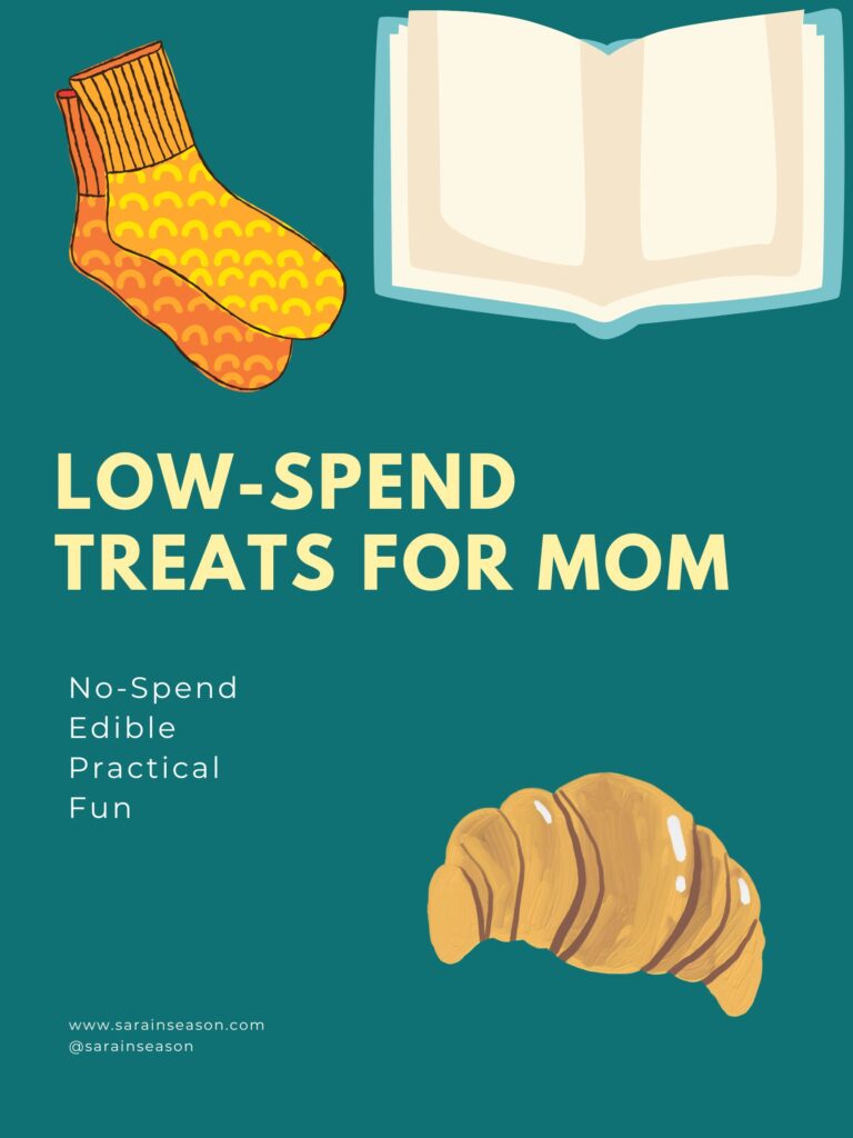 low-spend treats for mom list