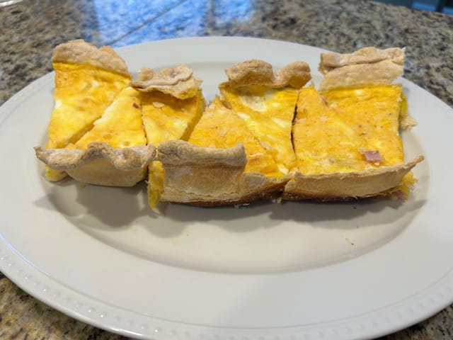 Easy brunch quiche