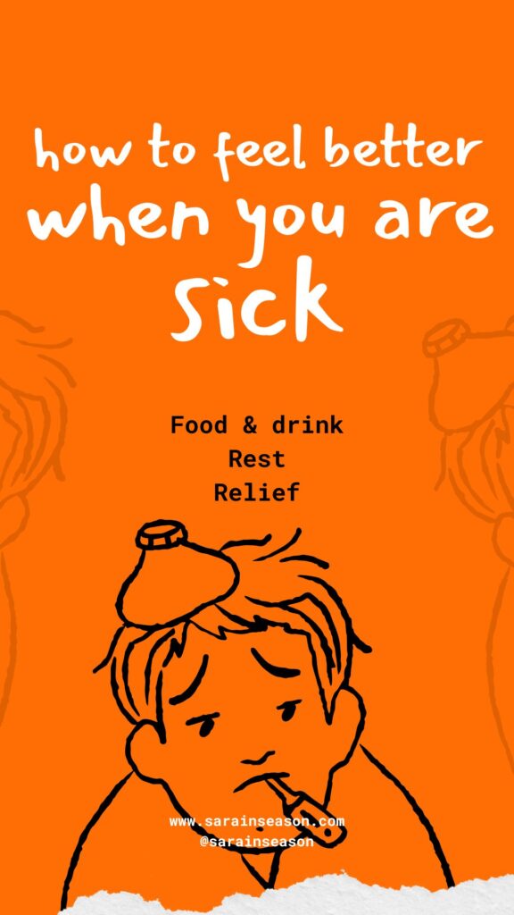 Feel better when you are sick