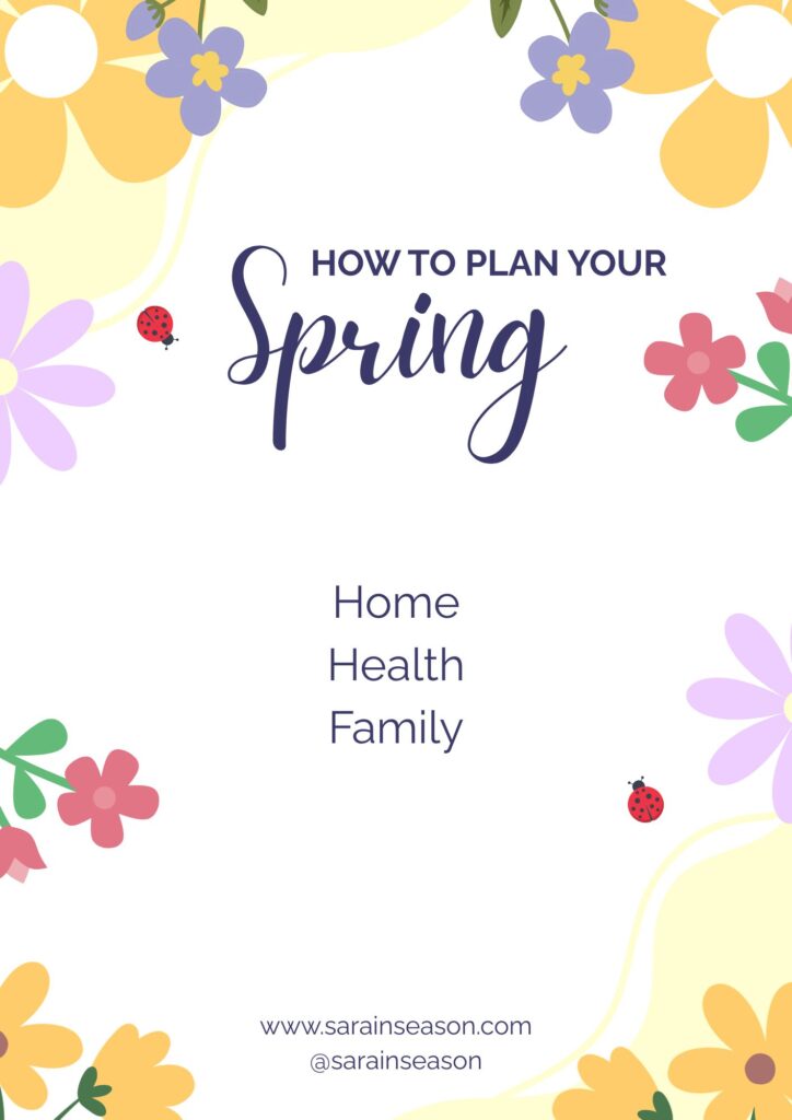 How to plan your Spring list