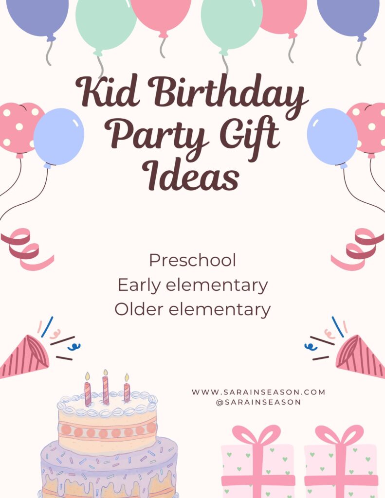 kid birthday party gift ideas