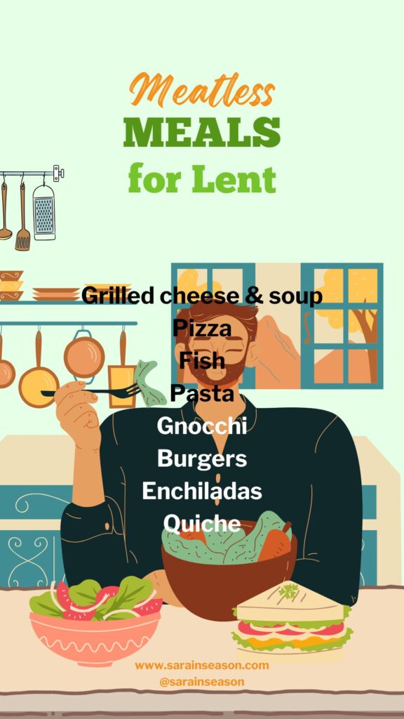 meatless meals for lent