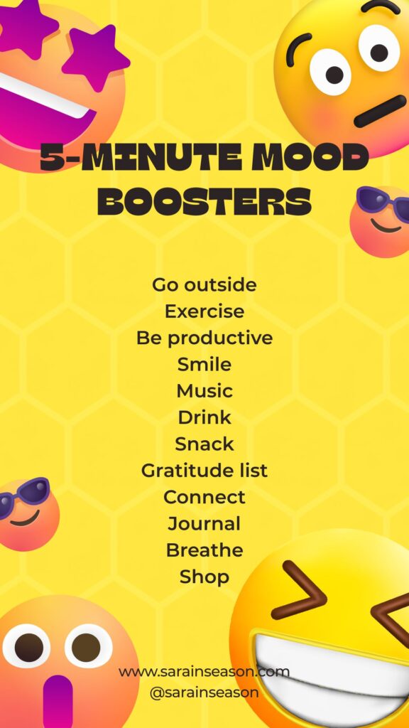 5-minute mood boosters
