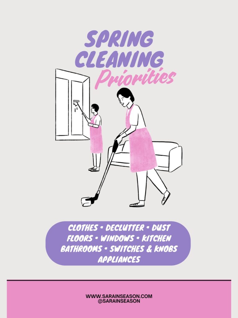 Spring Cleaning Priorities
