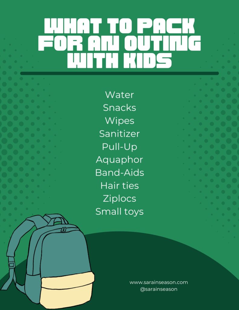 What to Pack for an Outing with Kids