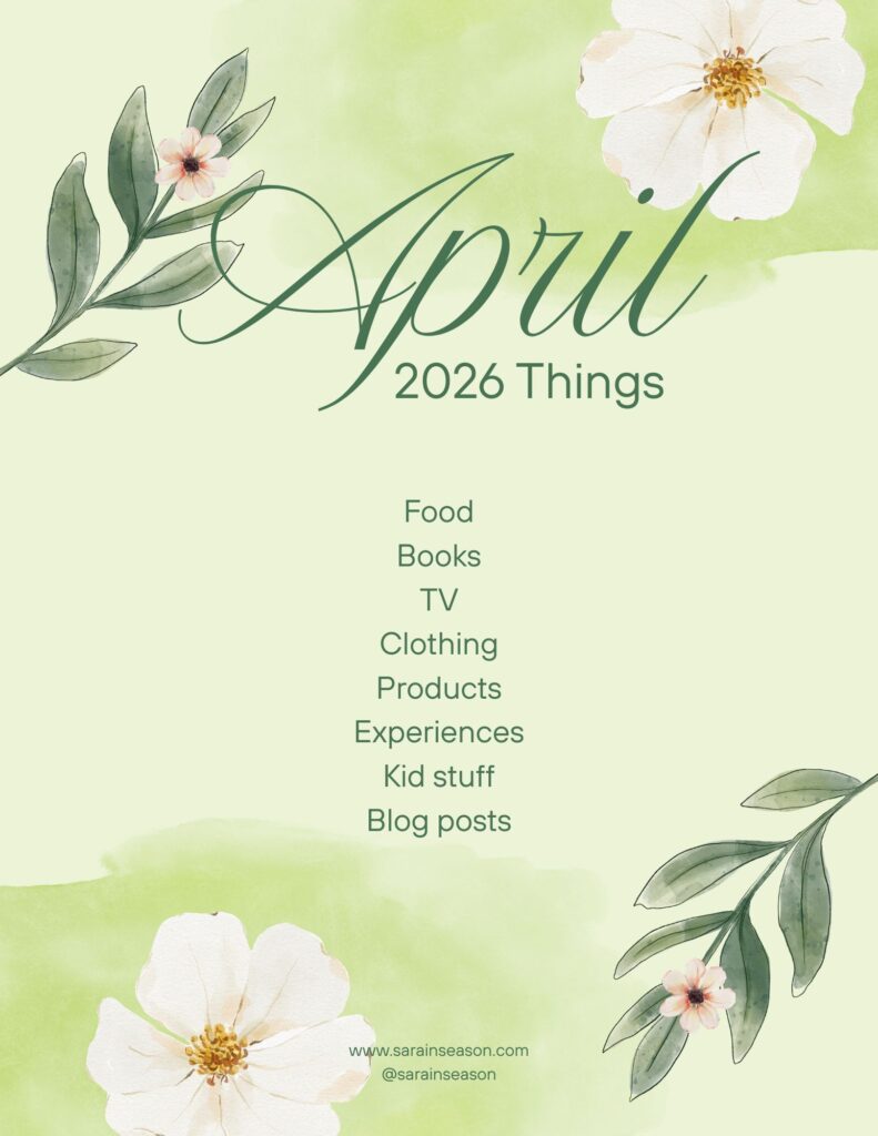 April 2026 Things