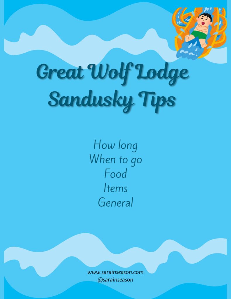 Great Wolf Lodge Sandusky list