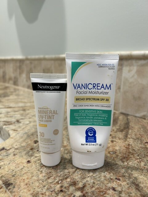 Products for Sensitive Skin - face SPFs