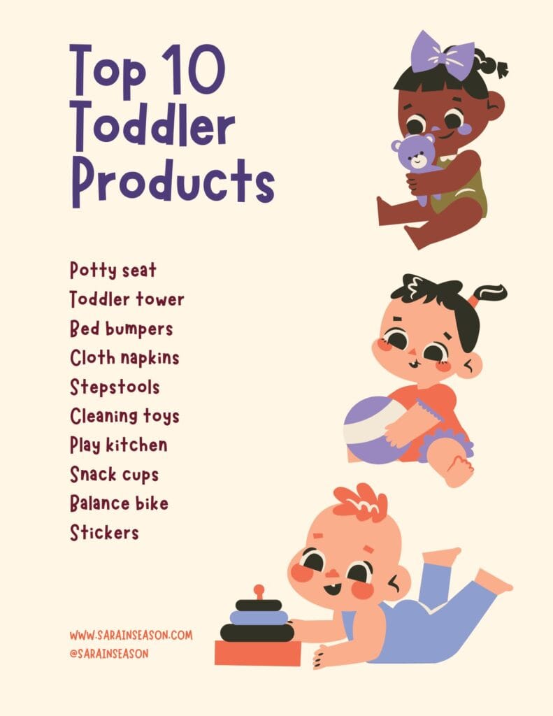 Top 10 Toddler Products list