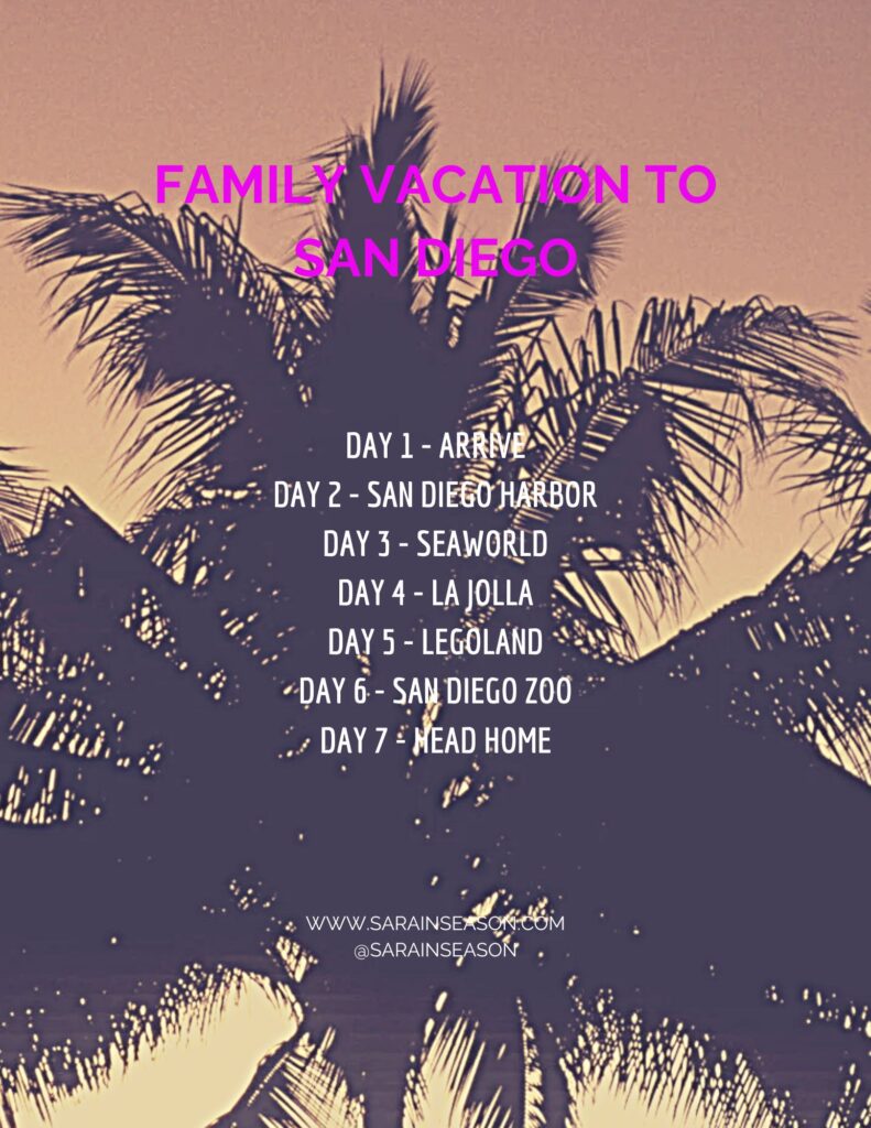 Family Vacation to San Diego