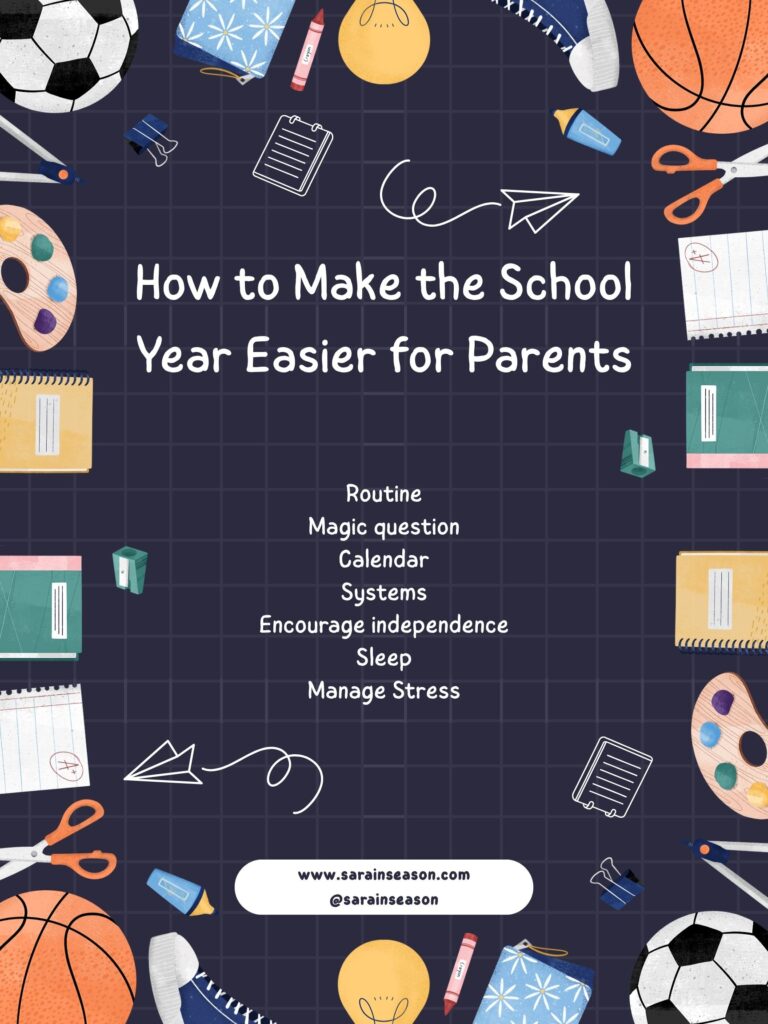 How to Make the School Year Easier for Parents