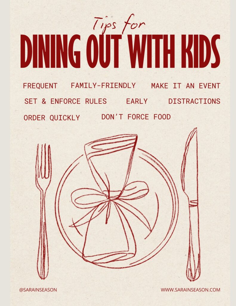 Tips for Dining Out with Kids